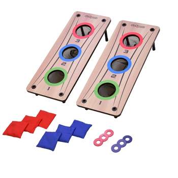 GoSports Multi 2-in-1 Bean Bag Toss & Washer Toss Combo Outdoor Game