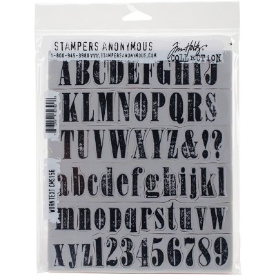 Tim Holtz Cling Stamps 7"X8.5"