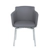 Chintaly Imports,Modern Club Arm Chair  Memory Swivel - Set of 2 - 4 of 4