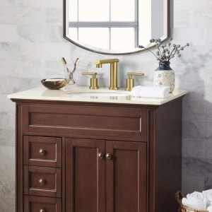 Two-Handle Widespread Bathroom Sink Faucet with 3-Hole Installation and 360� Swivel Spout - 1 of 4