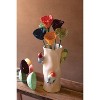 Paper Mache Flowers – 18" Tall Decorative Stems Set of 6 by Kalalou - 3 of 4