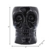 Sagebrook Home Ceramic Skull Vase - Contemporary Decorative Skull Vase for Succulents or Small Plants - Indoor or Outdoor Skull Vase - 3 of 4