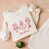 Simply Sage Market Sea La Vie 3 Across Lightweight Garment Dyed Sweatshirt - 2XL - Ivory - 3 of 4