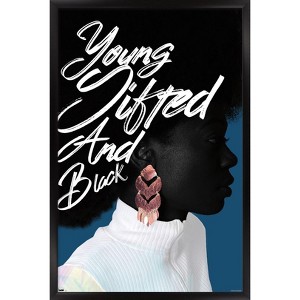 Trends International NUMA Art - Young Gifted And Black Framed Wall Poster Prints - 1 of 4