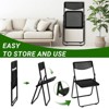 Karl Home Openwork Pattern Plastic Folding Chairs(Set Of 4) - 4 of 4