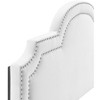 Modway Belinda Modern Performance Velvet King/California King Headboard in White - 2 of 4