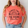 Simply Sage Market Women's Take The Scenic Route Horizon Short Sleeve Garment Dyed Tee - 2 of 2