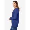 Woman Within Plus Size Perfect Long-Sleeve V-Neck Tee - 4 of 4