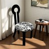 KWPZQEB Dining Chairs Set of 2, Modern Fabric Kitchen Side Chairs with Upholstered, Farmhouse Dining Room Chair for Kitchen Dining Room - 2 of 4