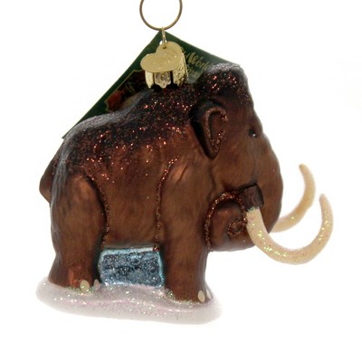 Old World Christmas 3.5" Woolly Mammoth Ice Age  -  Tree Ornaments