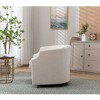 NicBex Swivel Chair Upholstered Accent Chair Comfy Chair Living Room Chair for Reading Room, Bedroom - 3 of 4