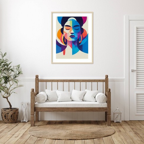 Amanti Art Colorful Portrait by Incado Wood Framed Wall Art Print - image 1 of 4