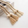 Rustic Magnetic Wooden Ball Curtain Tieback - Tree City - 3 of 4