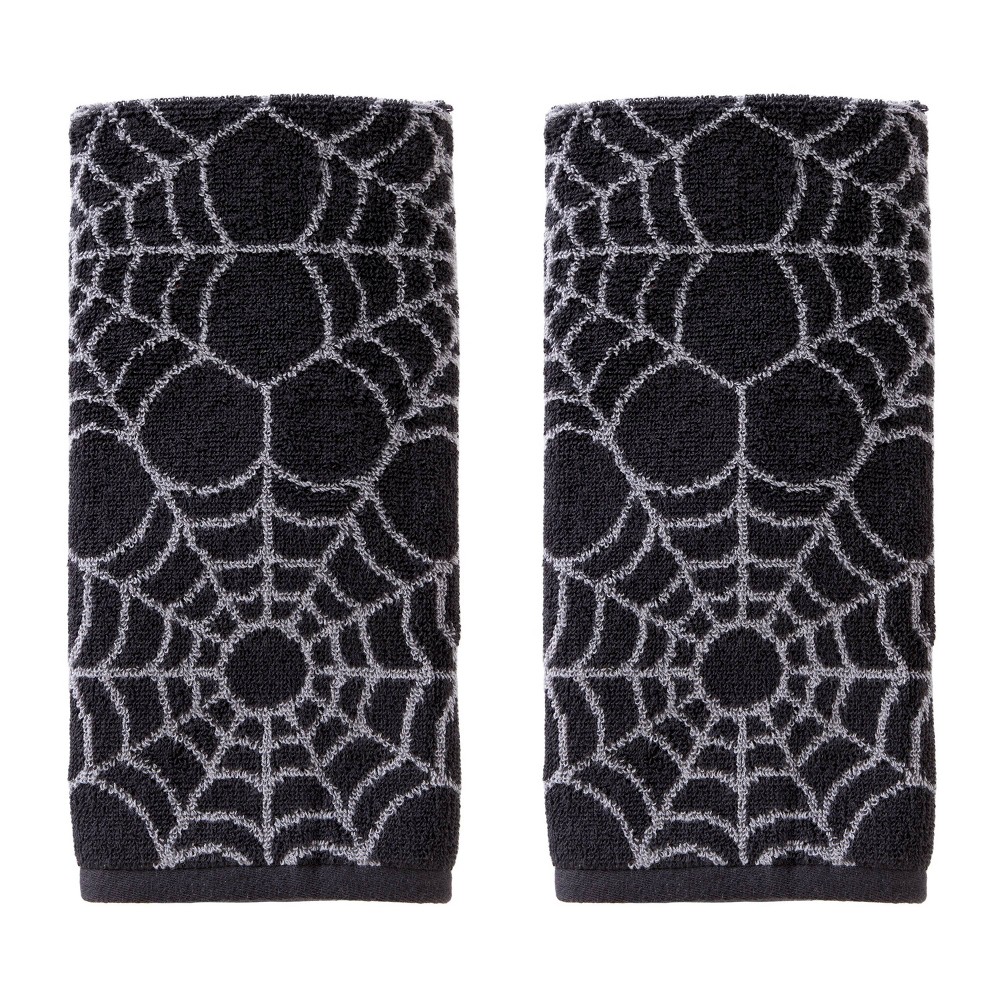 Photos - Towel 2pc Spider Webs Hand  Set - SKL Home