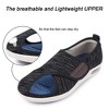 Women's Easy On/Off Velcro Walking Shoes Breathable Extra Wide Widths Adjustable Velcro Diabetic Shoes - 3 of 4