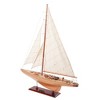Endeavour Small Sailboat Model – 31 Inch Handcrafted Wooden Yacht By Old Modern Handicrafts - 3 of 4