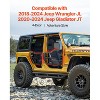 VEVOR Jeep Tube Doors, 4-Door, Adventure Style Jeep Tubular Door with DOT Certified Rear View Mirrors, Jeep Doors with Rear Mirrors ,Black - 3 of 4