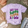 Simply Sage Market Let The Good Times Roll Mardi Gras Garment Dyed Tee - 2 of 4