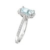 Ross-Simons 2.00 Carat Aquamarine and .40 ct. t.w. Diamond Ring in 14kt White Gold - 3 of 4