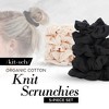 Kitsch Organic Cotton Knit Scrunchies 5pc - 2 of 4