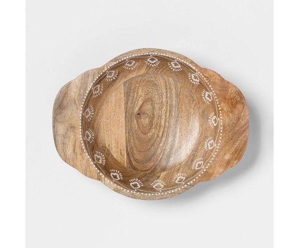 Cravings by Chrissy Teigen 13" Mango Wood Serving Bowl