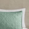 NicBex Oversized Reversible Queen Comforter Set Medallion Quilting Technique Quilt Set Bedspread 1 Quilt, 2 Pillow Shams, Machine Washable - 4 of 4