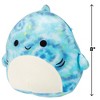 Squishmallows 8" Luther Blue Tie-Dye Tiger Shark- 2025 Jazwares Plush - Collectible Soft Sea Squad Stuffed Animal Toy- Gift for Kids, Girls & Boys - 4 of 4