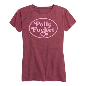 Women's - Polly Pocket - Polly Pocket Pink Logo Short Sleeve Graphic T-Shirt - 1 of 4