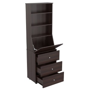 Computer/Credenza Work Center Espresso - Inval - 1 of 4