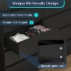 CIPACHO Mid Century Modern 12 Drawer Dresser for Bedroom with Hidden Handle Black - 3 of 4