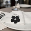 Unique Bargains Napkin Rings Small Flower Stainless Steel 1 Pc - 3 of 3