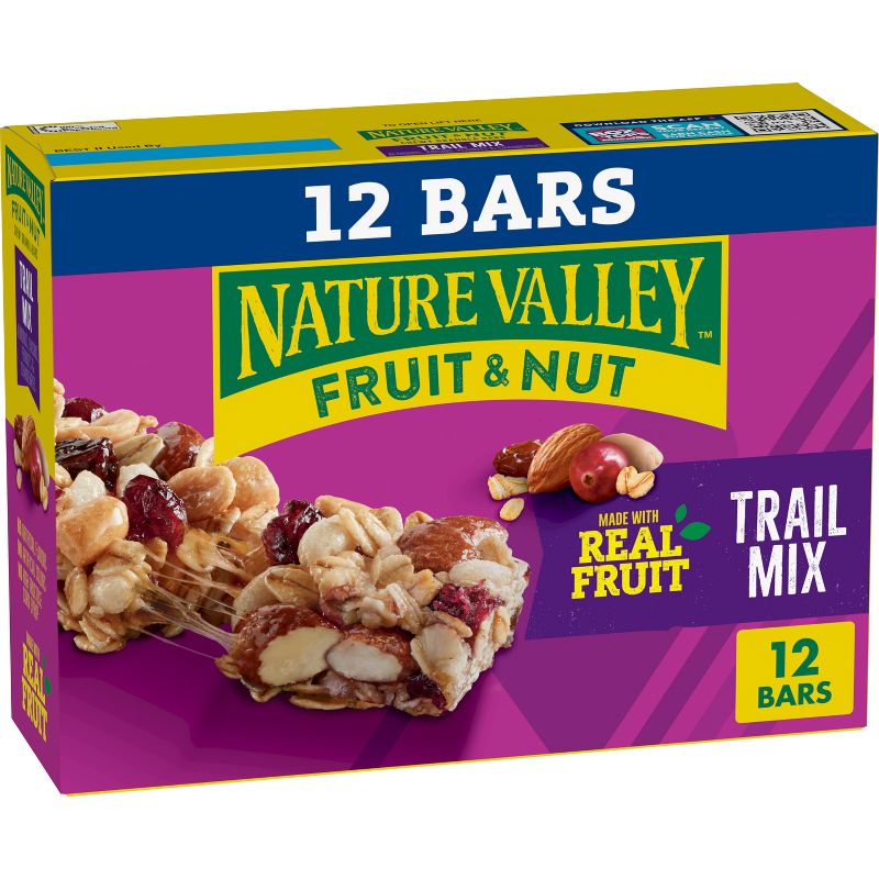 Nature Valley Fruit &#38; Nut Trail Mix Bars - 12ct/14.4oz, 1 of 8