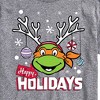 Men's - Teenage Mutant Ninja Turtles - Happy Holidays Short Sleeve Graphic T-Shirt - 2 of 4