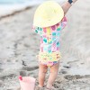RuffleButts Baby/Toddler Girls UPF50+ Long Sleeve One Piece Rash Guard - 4 of 4