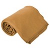 Lexi Home Fleece Throw Blankets, Tan - Set of 12 - 4 of 4