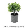 Unique Bargains Artificial Plants Plastic Flower Pot Plastic 3.15"x3.15"x7.87" 1 Pcs - 3 of 4