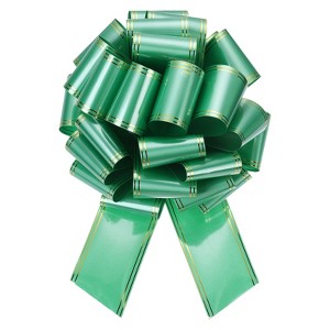 Unique Bargains Large Pull Bow Metallic Car Bows Decorative Gift Wrapping Ribbons - 1 of 4