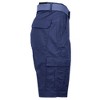 Galaxy Rugged Trail  Men's Cotton Stretch Ripstop Cargo Shorts With Belt - 3 of 4