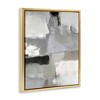 Stupell Industries Blocked Geometric Shapes Black Detail Circles Floater Framed Canvas Wall Art - 3 of 4
