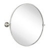TEHOME Adlina Round Metal Framed Pivoting Wall Mounted Bathroom Vanity Mirror - 2 of 4