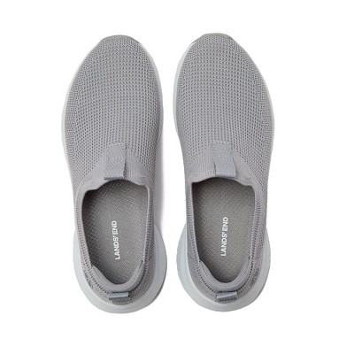Женские кроссовки Lands' End Women's Casual Knit Slip On Sneakers - 9 - Harbor Gray — фото 2