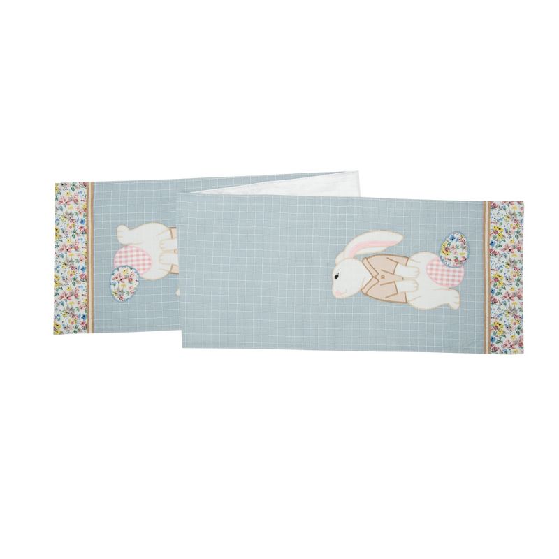 C&F Home Bunny Eggs Table Runner, 1 of 4