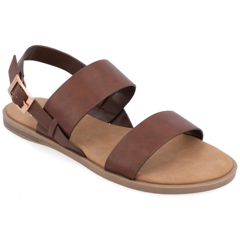 Alpine Swiss Beth Womens Flat Sandals Two Strap Buckle Sandals Summer  Comfort Shoes - Alpine Swiss