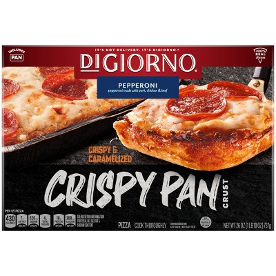 Digiorno Crispy Pan Pepperoni Frozen Pizza - 26oz - Target