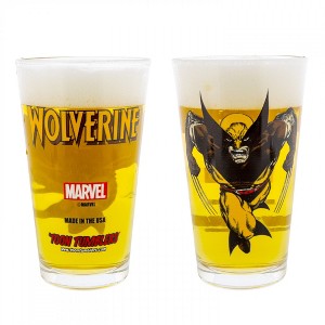 Adult Wolverine Claws Out Pint Glass - 1 of 3
