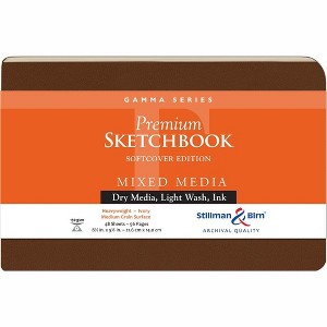 Stillman & Birn Gamma Series - Softcover Sketchbook - Landscape 8 x 5 - 150gsm Ivory Paper - 1 of 1