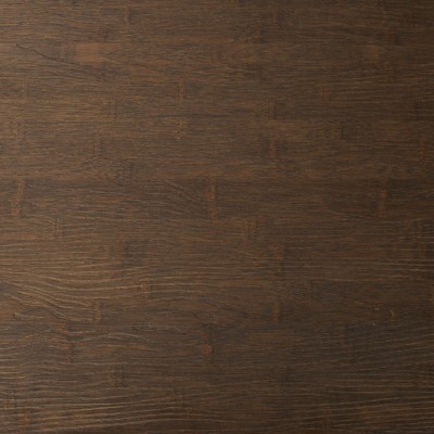 Antique Espresso Metal and Bamboo Industrial Dining Bench