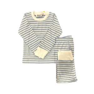 Kids Toddler Boy Pajamas Pjs Super Softt - Blue Stripes - 1 of 1