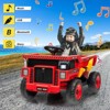 Garvee 12V Ride On Dump Truck for Kids with Remote Control, Electric Construction Vehicle Toy with Auto-Lift Bed, Shovel, LED Lights, Music - 3 of 4