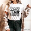 Teacher Label T-Shirt, Funny Barcode Tee for Dedicated Educators| OrnamentallyYou - 4 of 4